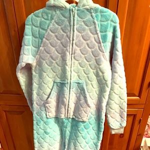 Mermaid one piece pajamas